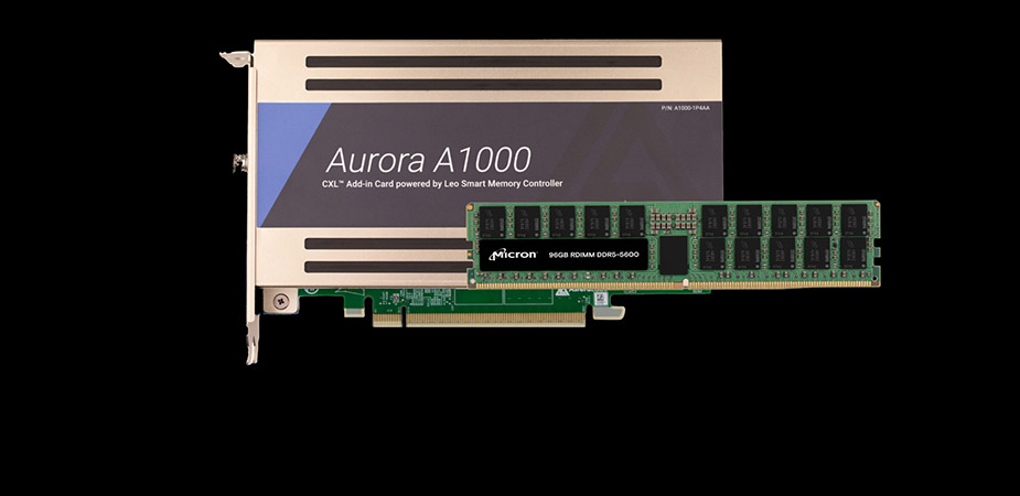 Aurora A1000 和美光内存模块